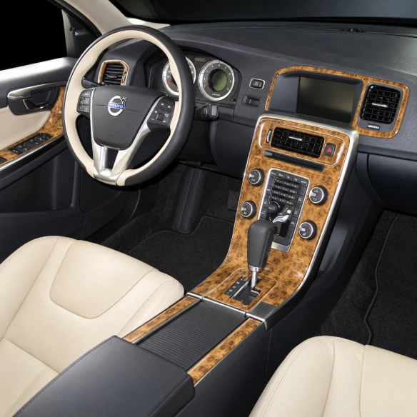 Volvo S 60 V60 2010-2018 3D kit décoration intérieure tableau de bord 21 pièces