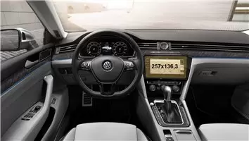 Volkswagen Arteon 2017 - 2020 Multimedia 12,3" Protection d'écran Résiste aux rayures HD transparent - 1 - habillage decor de ta