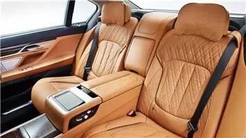 BMW 7 Series (F01/F02) 2012 - 2015 Passenger monitors (2 pcs,) Protection d'écran Résiste aux rayures HD transparent - 1 - habil