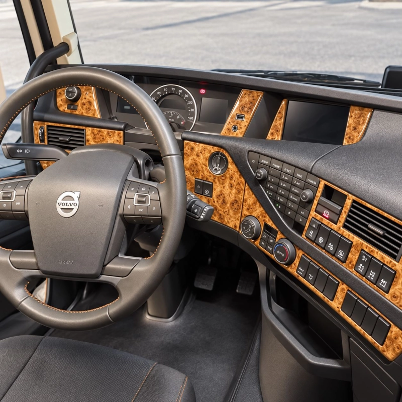 Volvo FH version 4 2013 - à aujourd’hui 3D kit décoration intérieure tableau de bord 11 pièces