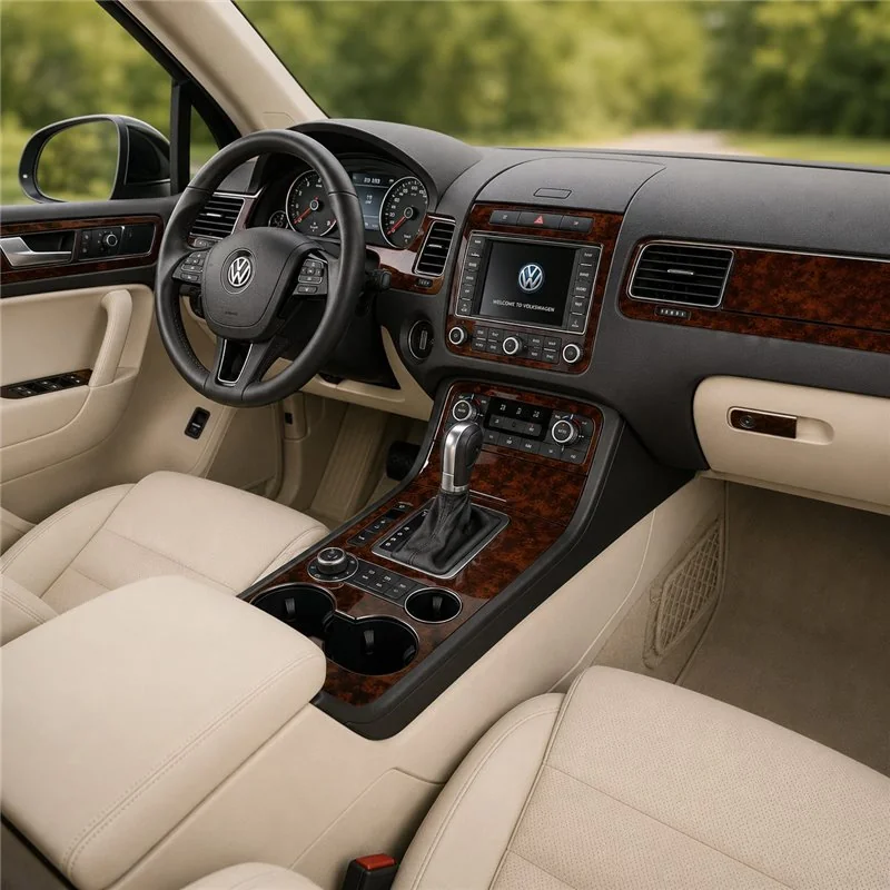 Volkswagen Touareg II 2010-2018 kit décor tableau de bord 3D, 11 pièces