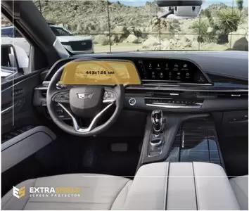 BMW iX 2020 - Present BMW Live Cockpit Plus with curved display BMW Protection d'écran Résiste aux rayures HD transparent