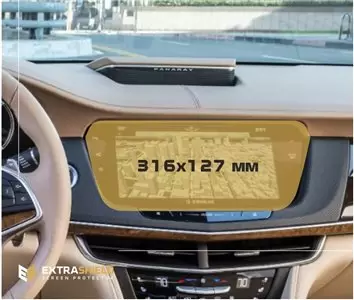 Cadillac XT4 2018 - Present Multimedia 8" Protection d'écran Résiste aux rayures HD transparent - 1 - habillage decor de tableau