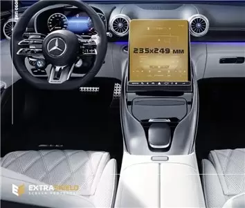 Mercedes-Benz S-class (W223/Z223) 2020 - Present Mobile office Samsung SM-T230NZ 7" Protection d'écran Résiste aux rayures HD tr