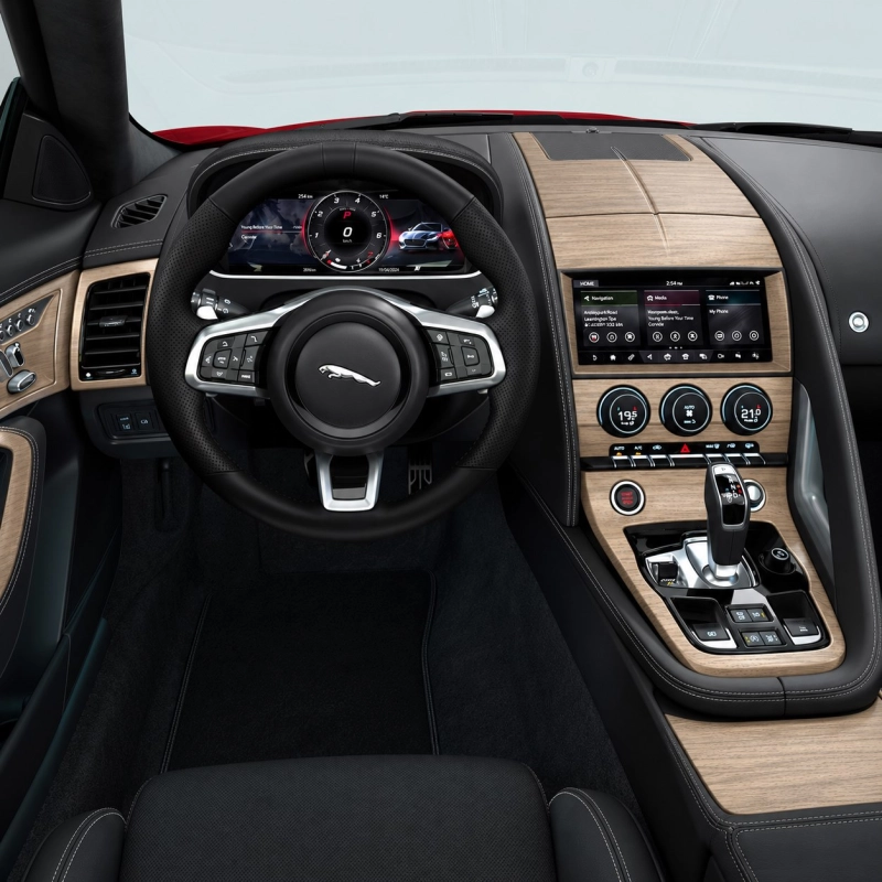 Jaguar F-Type R 2018 - à aujourd’hui kit complet kit décoration intérieure tableau de bord 12 pièces