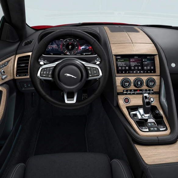 Jaguar F-Type R 2018 - à aujourd’hui kit complet kit décoration intérieure tableau de bord 12 pièces