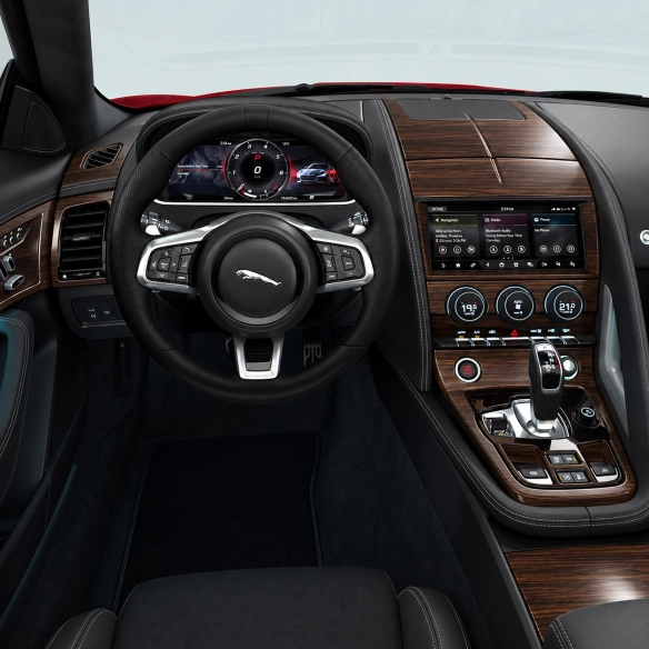 Jaguar F-Type R 2018 - à aujourd’hui kit complet kit décoration intérieure tableau de bord 12 pièces
