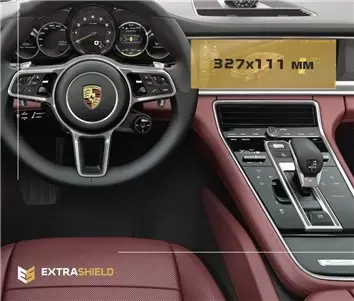 Porsche Panamera II 2017 - Present Multimedia 12" Protection d'écran Résiste aux rayures HD transparent - 1 - habillage decor de