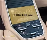Porsche Panamera II 2017 - Present Rear Climate-Control 10,5" Protection d\'écran Résiste aux rayures HD transparent