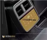Porsche Taycan 2019 - Present Rear Climate-Control 6,5" Protection d\'écran Résiste aux rayures HD transparent