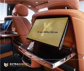 Rolls-Royce Phantom 2017 - Present Passenger monitors (2pcs,) 15" Protection d'écran Résiste aux rayures HD transparent - 1 - ha