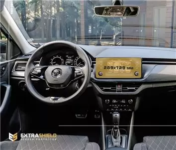 Skoda Rapid 2021 - Present Digital Speedometer LCD-Digi 10,25" Protection d'écran Résiste aux rayures HD transparent - 1 - habil