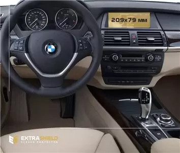 BMW 6 Series (G32) 2017 - 2020 Passenger monitors (2pcs,) 10,2" Protection d'écran Résiste aux rayures HD transparent - 1 - habi