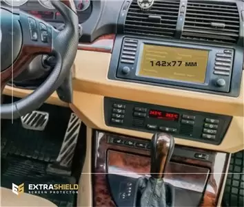 BMW 5 Series (G30) 2020 - Present Passenger monitors (2pcs,) 10,2" Protection d'écran Résiste aux rayures HD transparent - 1 - h