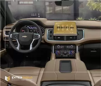 Chevrolet Corvette Stingray 2020 - Present Digital Speedometer Protection d'écran Résiste aux rayures HD transparent - 1 - habil