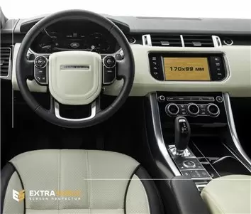 Land Rover RR Sport (L494) 2012 - 2017 Multimedia Protection d'écran Résiste aux rayures HD transparent
