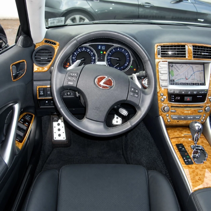Lexus IS 2009-2013 3D kit décoration intérieure tableau de bord 35 pièces