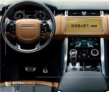 Land Rover RR Sport (L494) 2017 - Present Multimedia Protection d'écran Résiste aux rayures HD transparent