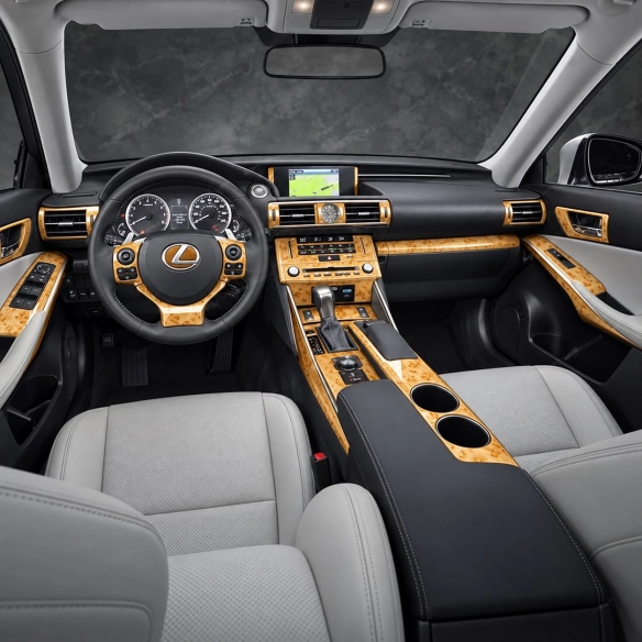 Lexus IS 2013-2022 3D kit décoration intérieure tableau de bord 47 pièces