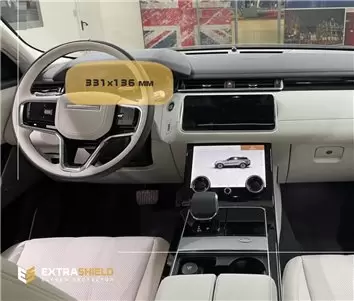 Land Rover RR Velar (L560) 2017 - Present Digital Speedometer Protection d'écran Résiste aux rayures HD transparent - 1 - habill