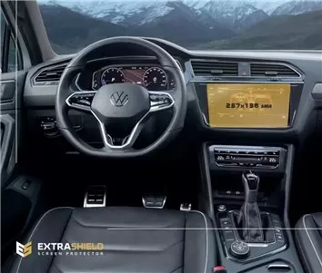 Volkswagen Tiguan (MK2) R-Line 2016 - Present Multimedia Discover Pro 9,2" Protection d'écran Résiste aux rayures HD transparent