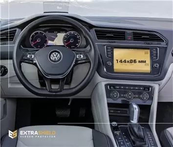 Volkswagen Tiguan (MK2) 2016 - Present Multimedia Composition 6,5" Protection d'écran Résiste aux rayures HD transparent - 1 - h