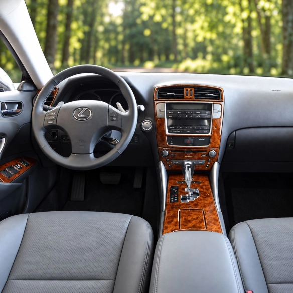 Lexus IS 2006 - à aujourd’hui kit complet, boîte automatique, sans navigation kit décoration intérieure tableau de bord