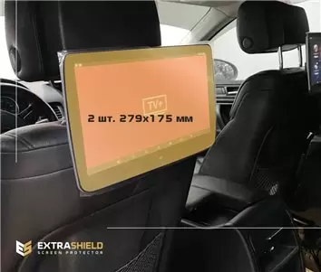 Volkswagen Touareg (CR) R-Line 2018 - Present Passenger monitors Protection d'écran Résiste aux rayures HD transparent - 1 - hab