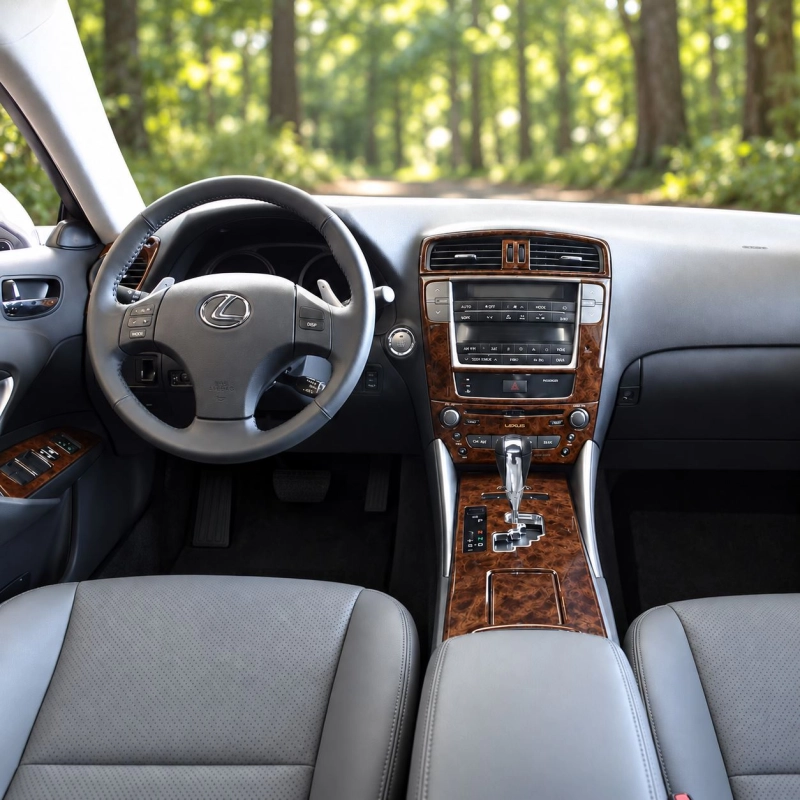Lexus IS 2006 - à aujourd’hui kit complet, boîte automatique, sans navigation kit décoration intérieure tableau de bord