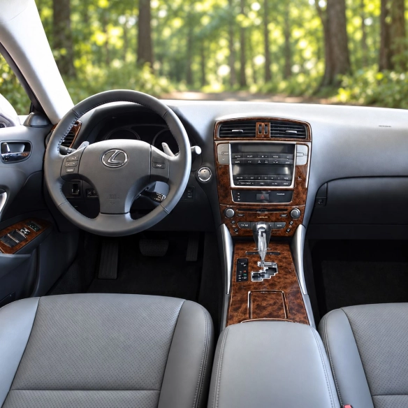 Lexus IS 2006 - à aujourd’hui kit complet, boîte automatique, sans navigation kit décoration intérieure tableau de bord