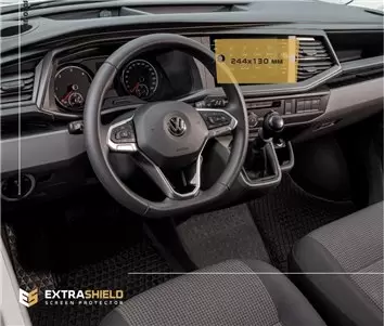 Volkswagen Transporter 6.1 2015 - 2019 Multimedia Composition Color 6,5" Protection d'écran Résiste aux rayures HD transparent -