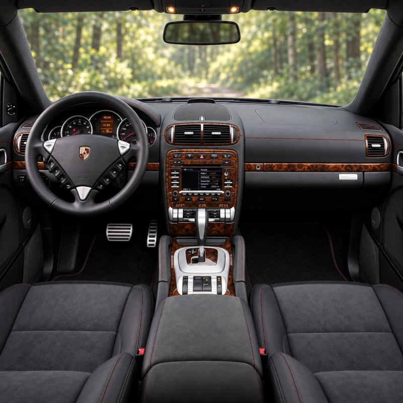 Porsche Cayenne 955 2003-2010 3D kit décoration intérieure tableau de bord 34 pièces