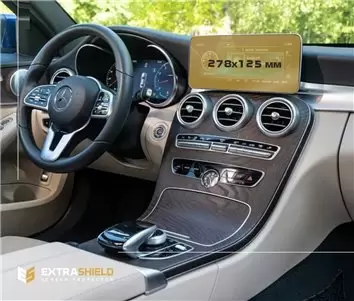Mercedes-Benz C-class (W205/C205/A205) 2018 - Present Multimedia 10,3" Protection d'écran Résiste aux rayures HD transparent - 1