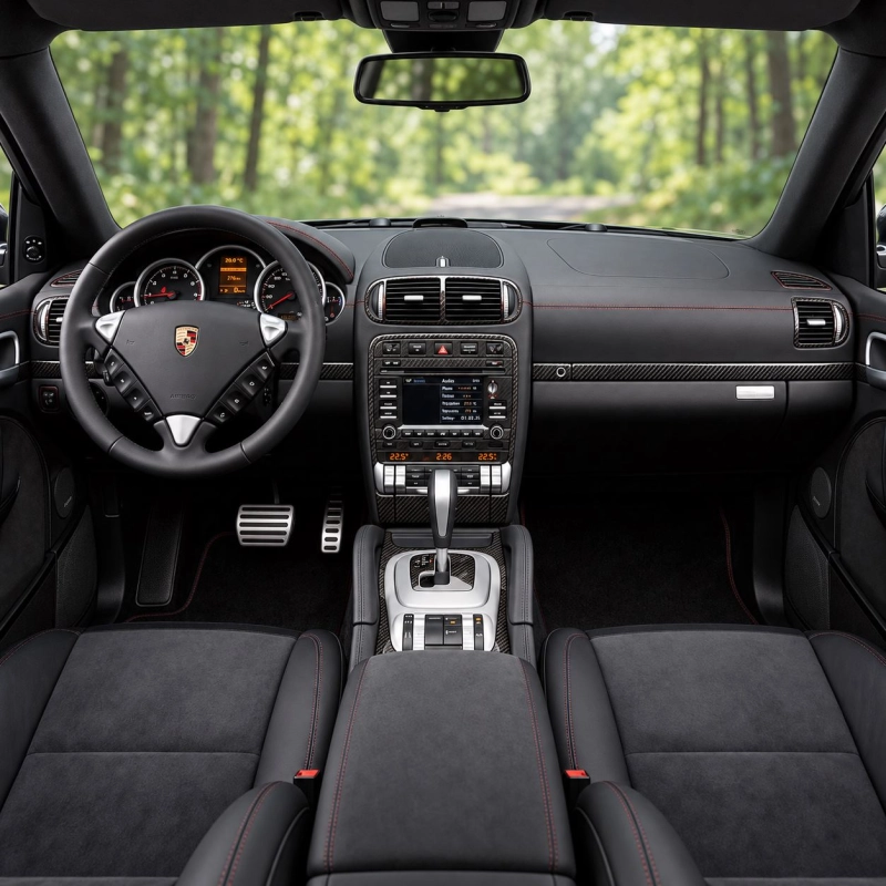 Porsche Cayenne 2003-2010 3D kit décoration intérieure tableau de bord 87 pièces
