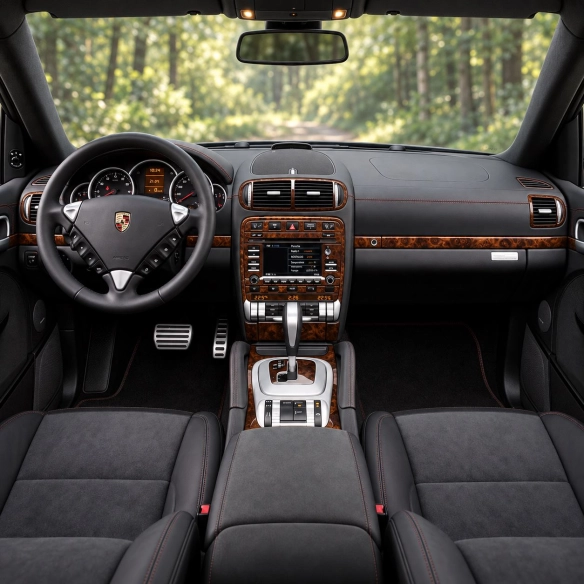 Porsche Cayenne 2003-2010 3D kit décoration intérieure tableau de bord 87 pièces