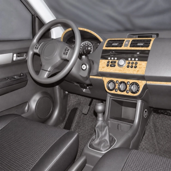 Suzuki Swift Comfort 2005-2010 3D kit décoration intérieure tableau de bord 10 pièces