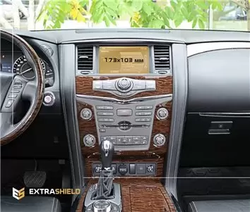 Nissan Patrol (Y62) 2010 - 2017 Multimedia 8" Protection d'écran Résiste aux rayures HD transparent - 1 - habillage decor de tab