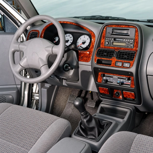 Nissan Navara D23 Pick-up 1999-2006 3D kit décoration intérieure tableau de bord 13 pièces