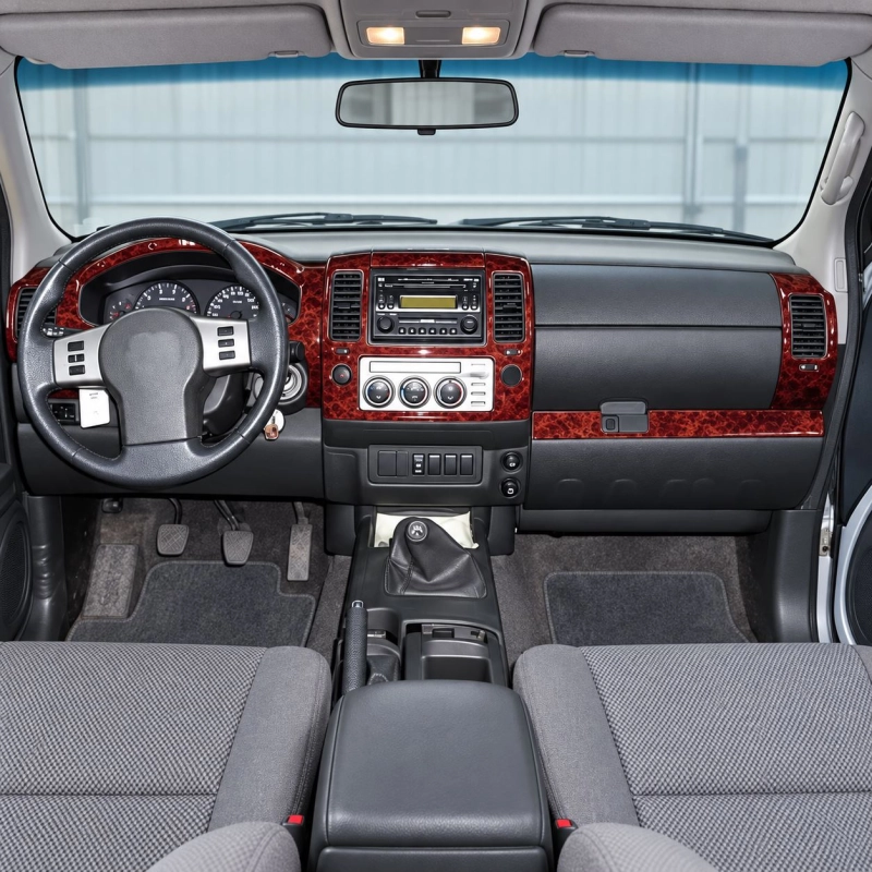Nissan Navara D40 2006-2010 3D kit décoration intérieure tableau de bord 12 pièces