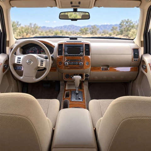 Nissan Navara D40 2010 - à aujourd’hui 3D kit décoration intérieure tableau de bord 16 pièces