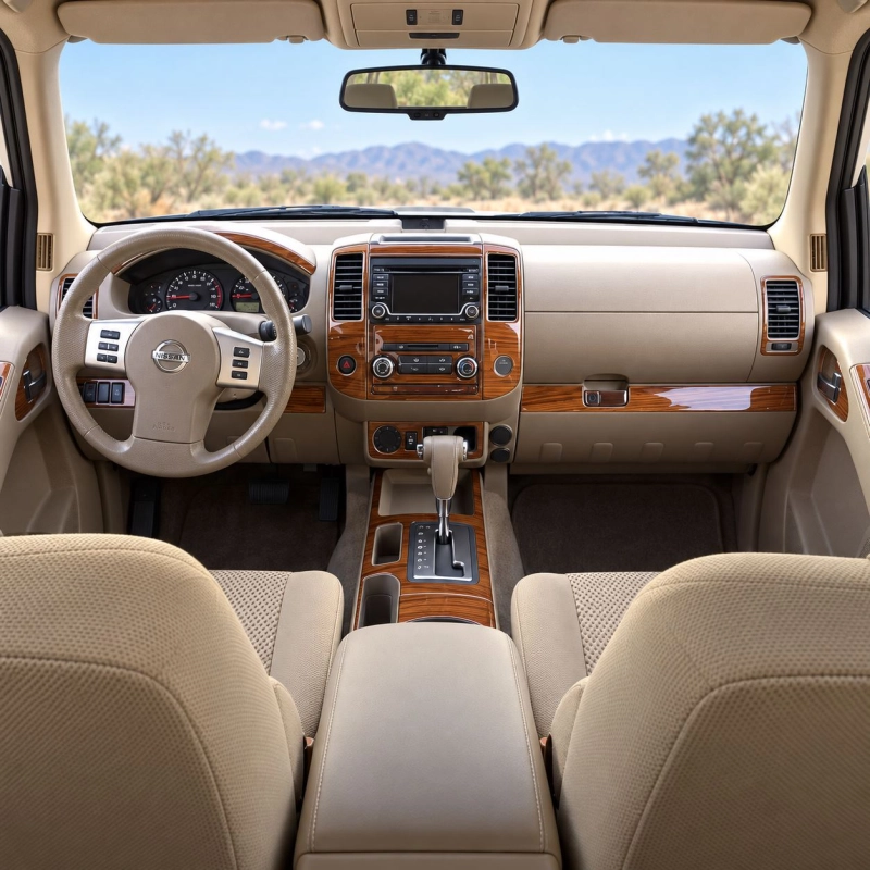 Nissan Navara D40 2010 - à aujourd’hui 3D kit décoration intérieure tableau de bord 16 pièces