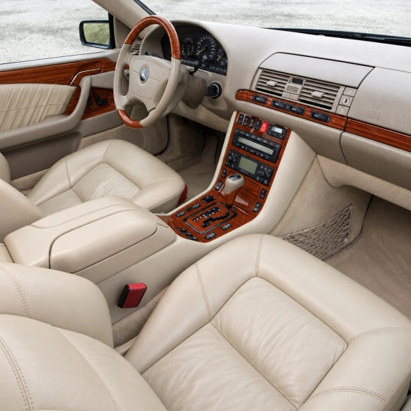 Mercedes Benz S Class W140 1992-1996 kit complet, Cover All OEM Wood Kit décoration intérieure tableau de bord