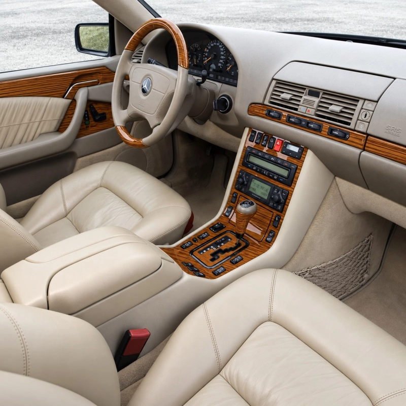 Mercedes Benz S Class W140 1992-1996 kit complet, Cover All OEM Wood Kit décoration intérieure tableau de bord