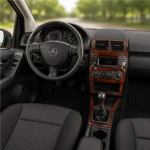 Mercedes A-Class W169 B-Class W245 2004+ kit décor tableau de bord 3D, 10 pièces