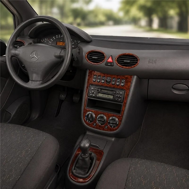Mercedes A-Class W168 2001-2004 kit décor tableau de bord 3D, 5 pièces