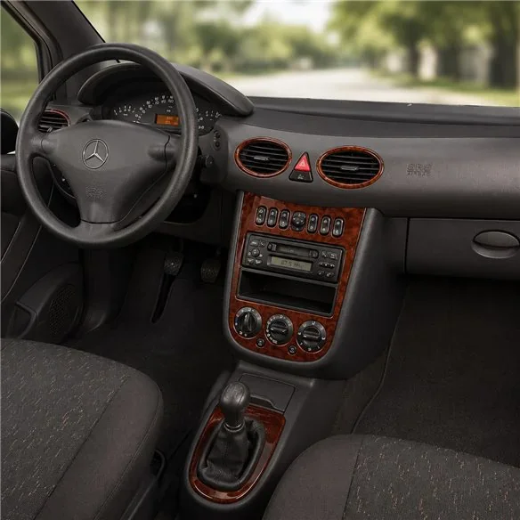 Mercedes A-Class W168 2001-2004 kit décor tableau de bord 3D, 5 pièces