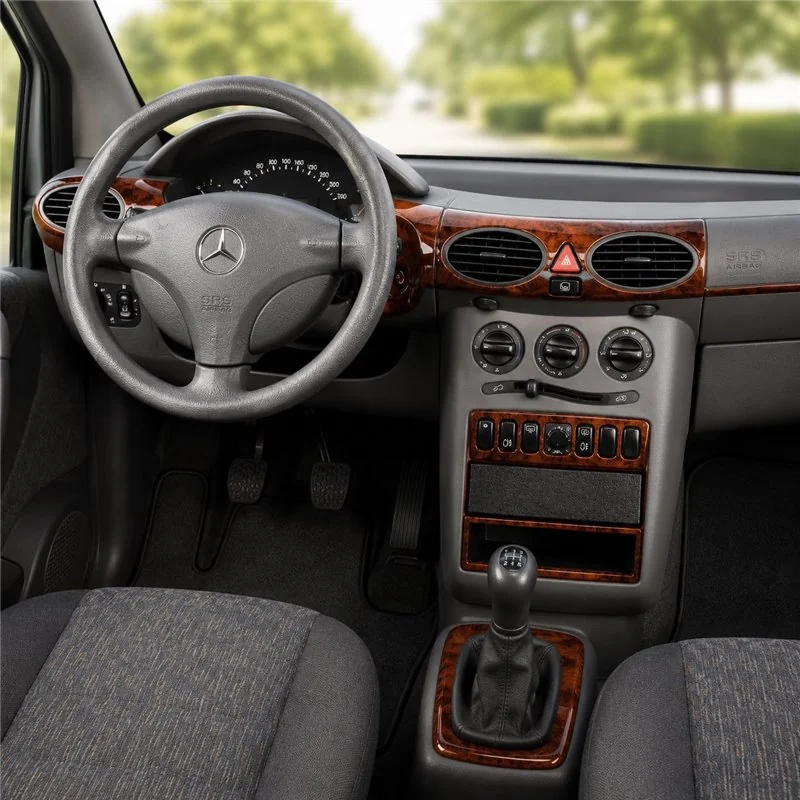 Mercedes A-Class W168 1997-2001 kit décor tableau de bord 3D, 12 pièces