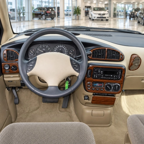 Chrysler Voyager 1996-2001 3D kit décoration intérieure tableau de bord 12 pièces