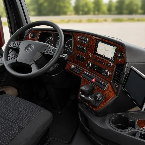 Mercedes Actros Antos 2016+ kit décor tableau de bord 3D, 24 pièces