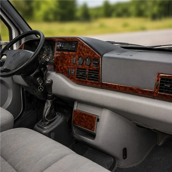 Mercedes Sprinter W901 1995-2000 kit décor tableau de bord 3D, 17 pièces